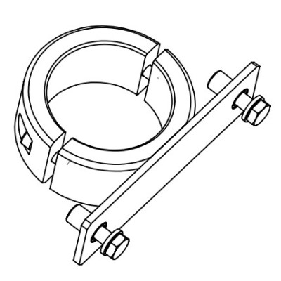 CLAMP FI 50MM BLACK