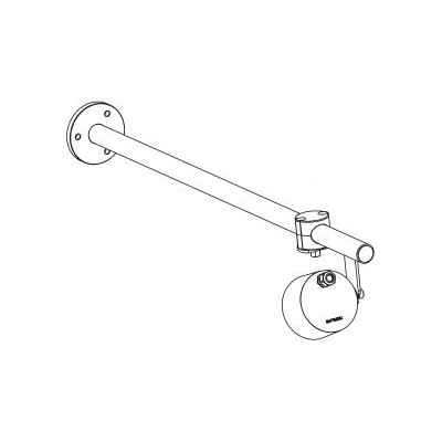 MOSS 6702 BLACK/COPPER LED 8,4W 3000K LONG ARM