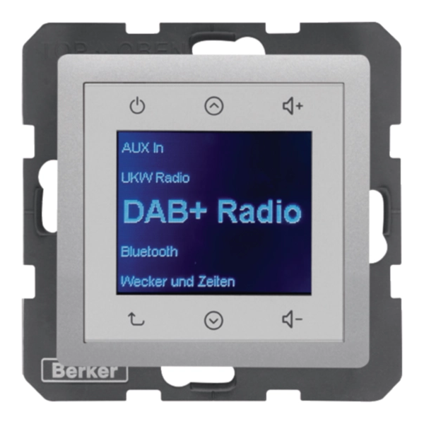 Q.x Radio Touch DAB+, Bluetooth alu aksamit