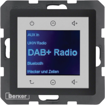 Q.x Radio Touch DAB+, Bluetooth antracyt aksamit