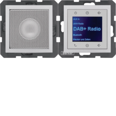 B.x Radio Touch DAB+ z głośnikiem alu mat