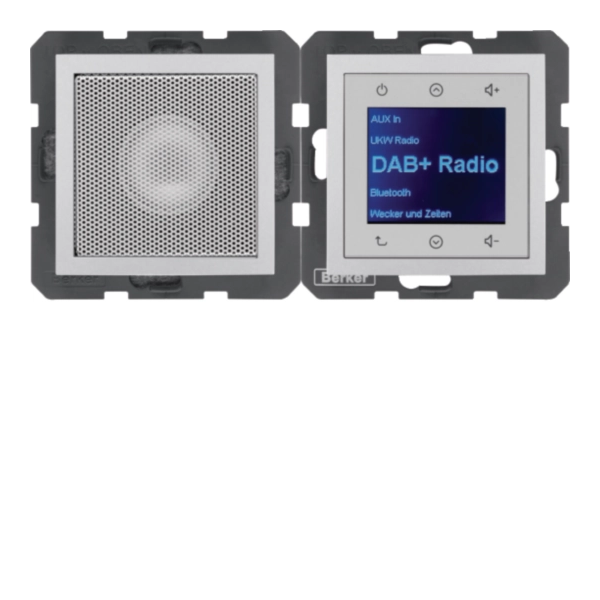 B.x Radio Touch DAB+ z głośnikiem alu mat