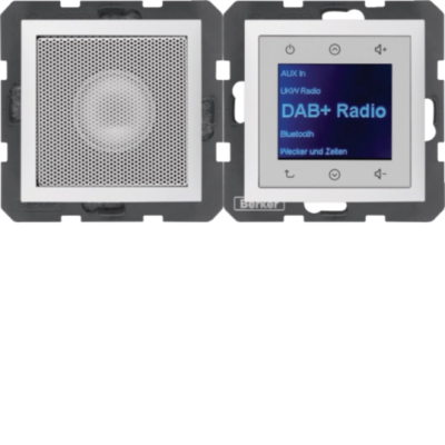 B.x Radio Touch DAB+ z głośnikiem biały mat