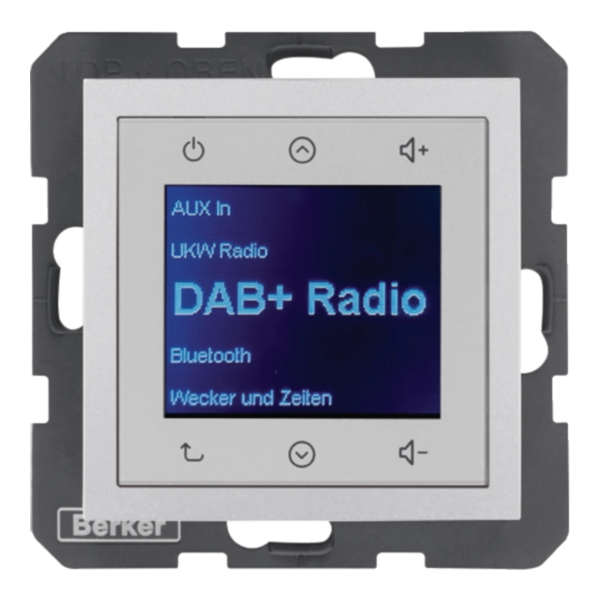 B.x Radio Touch DAB+ alu mat