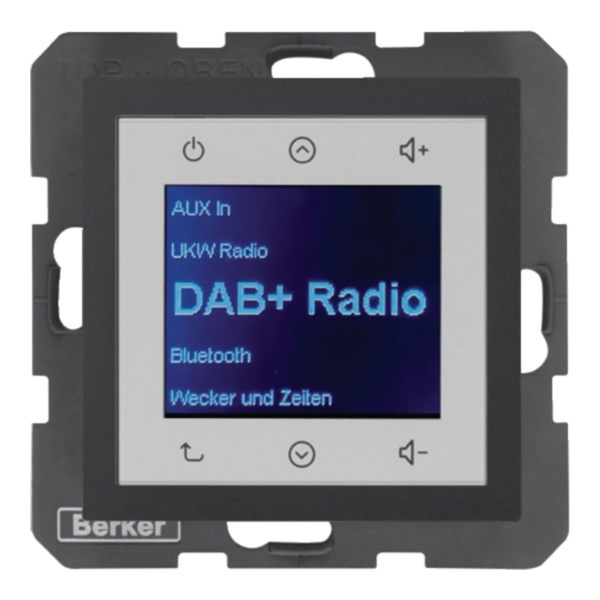 B.x Radio Touch DAB+, Bluetooth antracyt mat