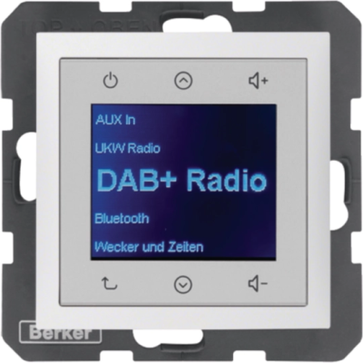 B.x Radio Touch DAB+, Bluetooth biały mat