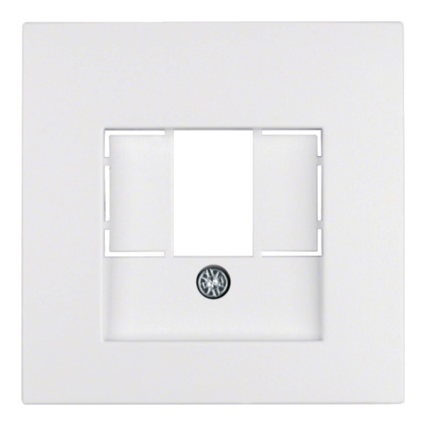 B.X Płytka czołowa do gniazda głośn. i gniazda ład. USB, biały