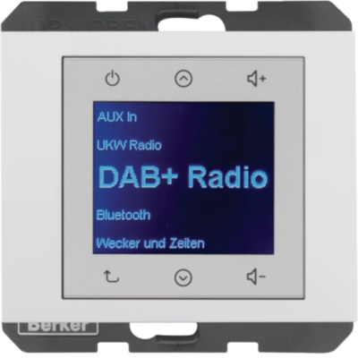 K.1 Radio Touch DAB+ biały połysk