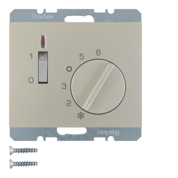 K.5 Reg. temp. pom. 24 V st. zw., el. centr., łącznikiem i diodą, stal szl, lak