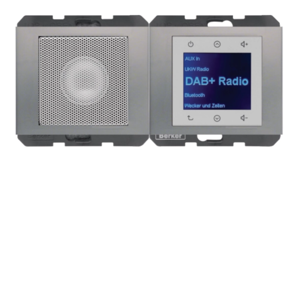 K.5 Radio Touch DAB+ z głośnikiem stal szlachetna
