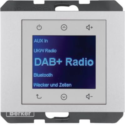 K.5 Radio Touch DAB+, Bluetooth aluminium
