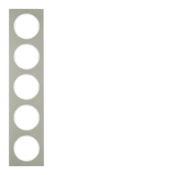 R.3 Ramka 5-krotna, stal szlachetna/biały