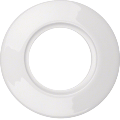 Serie 1930 Ramka 1-krotna porcelanowa, biała