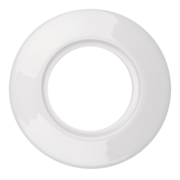 Serie 1930 Ramka 1-krotna porcelanowa, biała