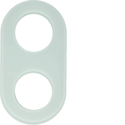Serie Glas Ramka szklana 2-krotna, biały