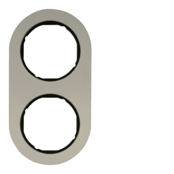 R.classic Ramka 2-krotna, aluminium/czarny