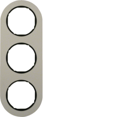 R.classic Ramka 3-krotna, aluminium/czarny