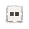 Gniazda komputerowe RJ45 kat.5e + RJ12