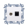 Gniazdo antenowe typu „F” + RJ45 kat.5e