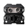 Mechanizmy gniazd antenowych i pokrywy R/TV-SAT + RJ45