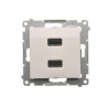 Ładowarki USB podwójne