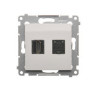 Gniazda HDMI + komputerowe RJ45 kat. 6