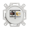 Gniazda TV SAT RJ45 Multimedia